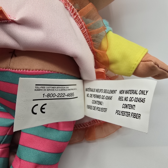 LOL Surprise Neon Pink QT Huggable Soft Plush Doll 2020 w/Yellow Boots - Picture 7 of 7